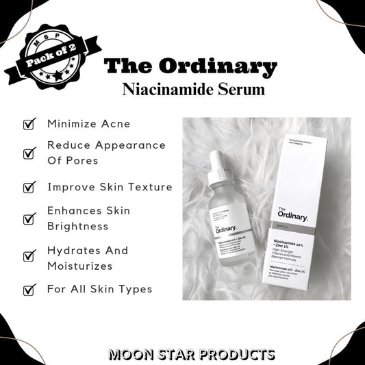 Radiant Glow Niacinamide Serum - 2 Pack For Skin Brightening & Hydration
